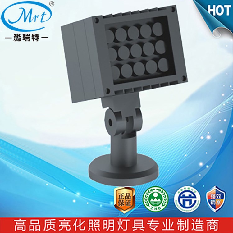 LED大功率單色RGBW內外遙控公園草坪投光投射照樹草坪燈40W