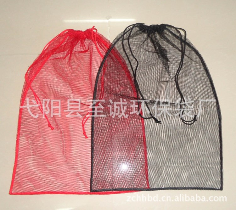 供應玩具包裝專用的抽繩網袋 顏色可自由搭配