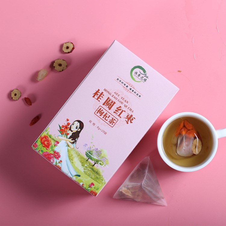 枸杞桂圓紅棗茶組合養(yǎng)生茶oem 袋泡茶加工茶葉三角茶包保健茶