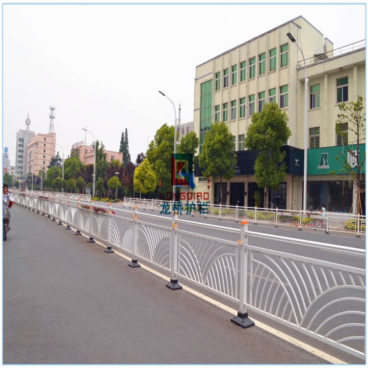 南京公園道路隔離護欄 南京景區道路隔離柵欄 花式弧形 龍橋直銷