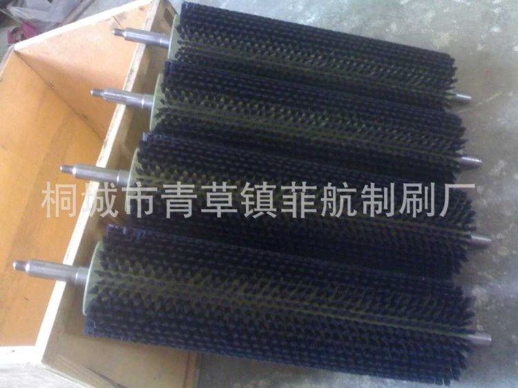 大量提供拋光除塵不銹鋼絲輥刷 尼龍毛刷輥 清洗機毛刷輥量