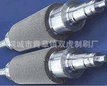 【工業(yè)毛刷廠家】定制纏繞式磨料絲毛刷輥 彈簧輥刷