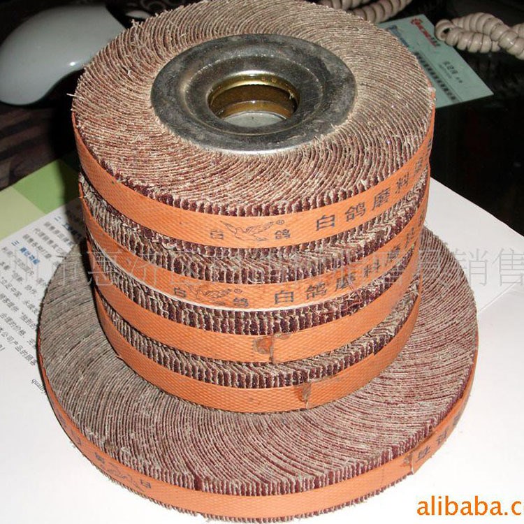 大量批發(fā)白鴿牌千頁輪 拋光打磨千頁輪 廠家批發(fā)前頁輪