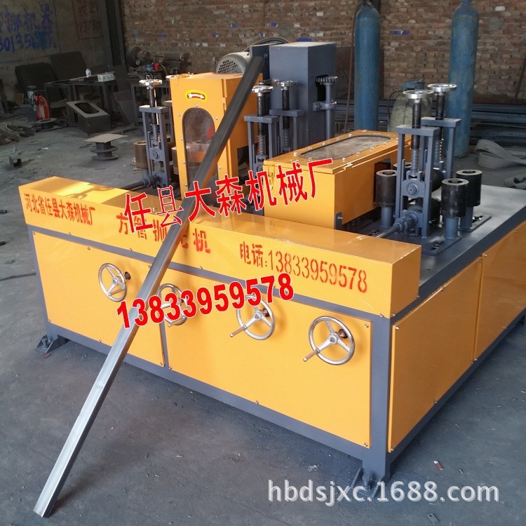 方管表面拋光設備 方管除銹拋光機 方管扁鋼拋光機 方管拉絲機