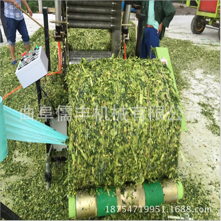 養牛大戶飼料青貯包膜機  有機飼料打包打捆機  飼料儲存保鮮設備