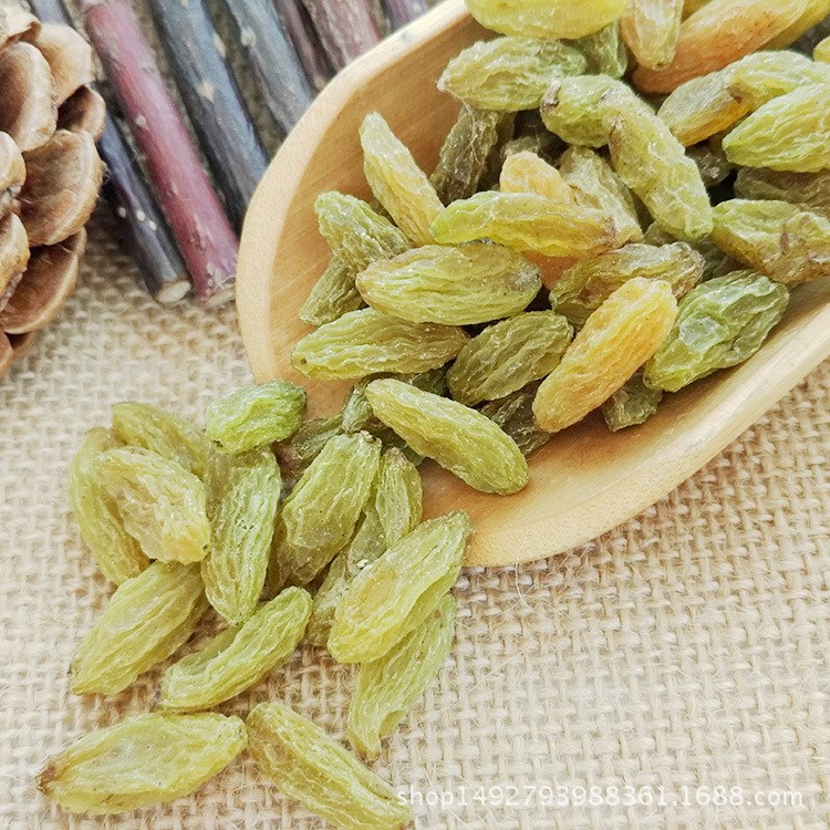 干果特產零食綠葡萄干500g新疆吐魯番無籽綠提子干辦公室零食