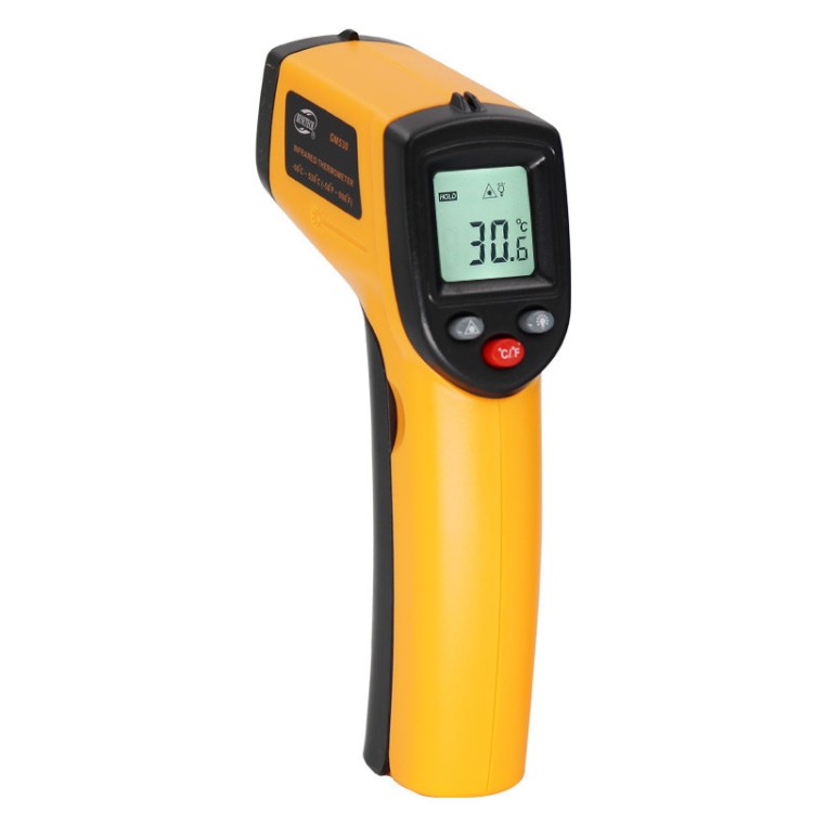 紅外線測(cè)溫儀 GM320工業(yè)溫度計(jì) 測(cè)溫槍 thermodetector 一件代發(fā)