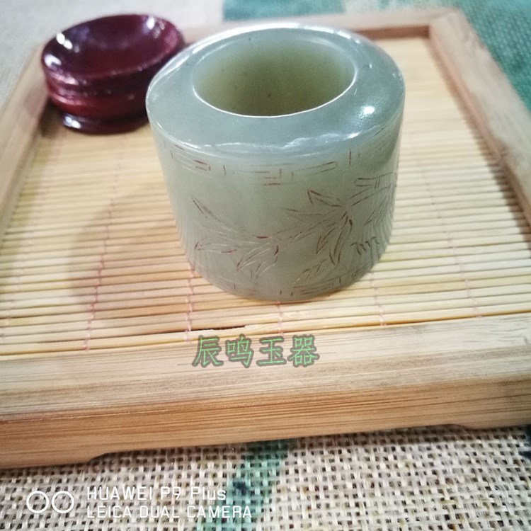 明清仿古 和田玉竹節(jié)扳指 天然玉石吊墜擺件大量批發(fā) 產(chǎn)地貨源