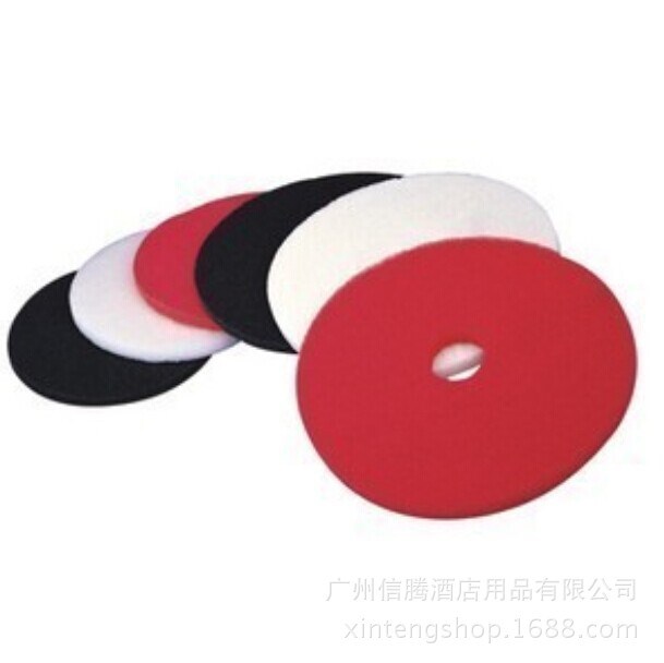 臺(tái)灣蝴蝶牌17寸拋光墊打蠟晶面墊白色百潔墊打蠟護(hù)理清潔BF-4100