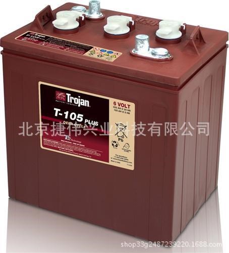 邱健TROJAN蓄電池T-105PLUS/6V-22H益高電瓶