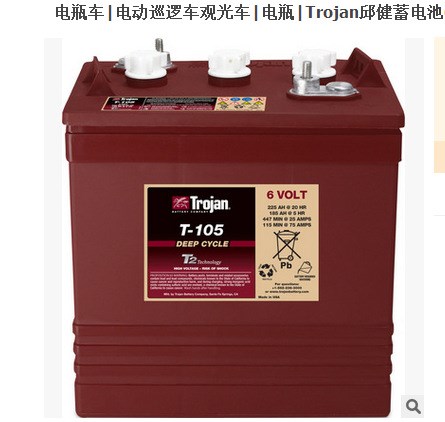 高爾夫車蓄電池6V260AH 美國邱健蓄電池T-145包郵價格