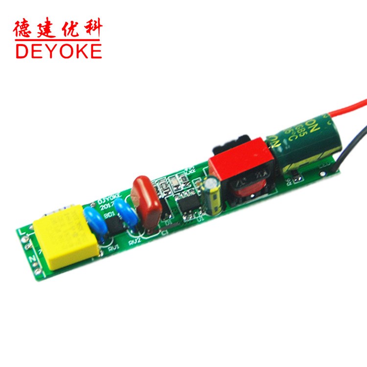 4-10W T8LED日光燈電源110ma 8-24串高PF0.9寬電壓燈管驅動電源