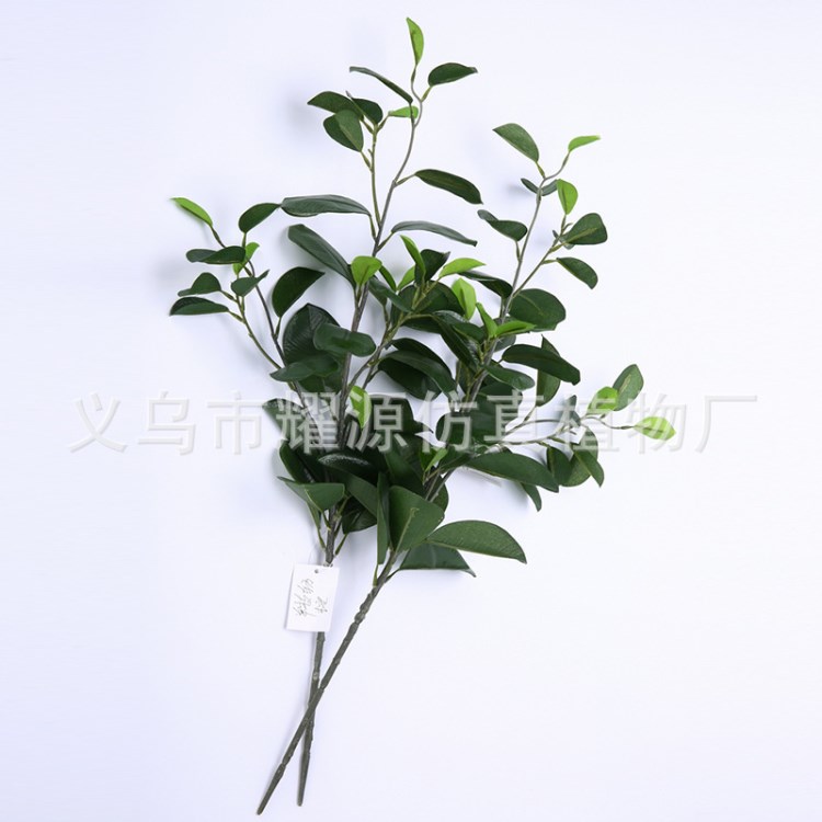 仿真植物 單只東方紅 綠色室內(nèi)裝飾植物批發(fā) 人造景觀植物定做