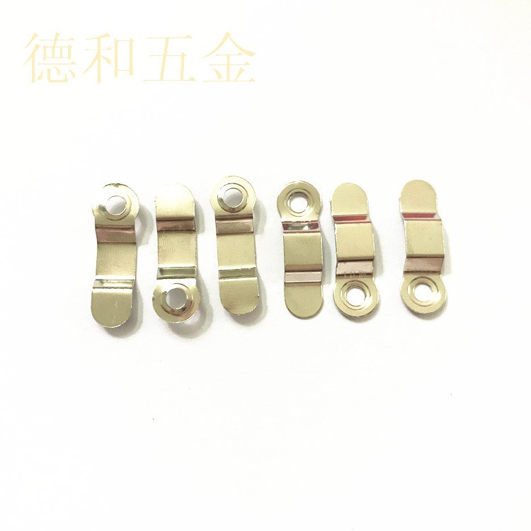 廠家直銷批發(fā) 相框相架五金配件-弓形壓片旋轉扣背板小彈片撥片