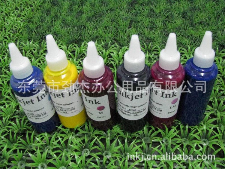 批發R230/1390 銅版紙直印顏料墨水  免涂層 免加熱墨水