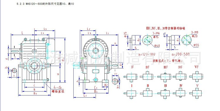 WHS圓弧齒圓柱蝸桿減速器