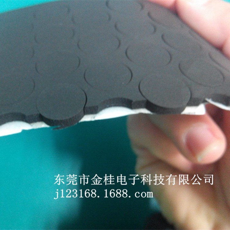 防火EVA泡棉腳墊 自粘EVA圓形材墊 高彈防滑防震EVA墊片 可定制