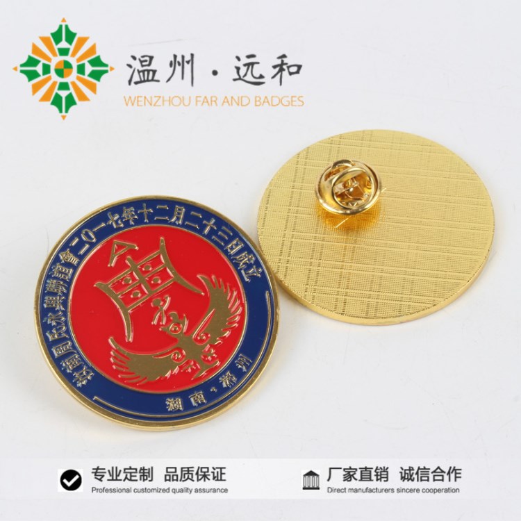 厂家直销 创意金属珐琅烤漆胸章 企业庆典活动卡通徽章 批发定制