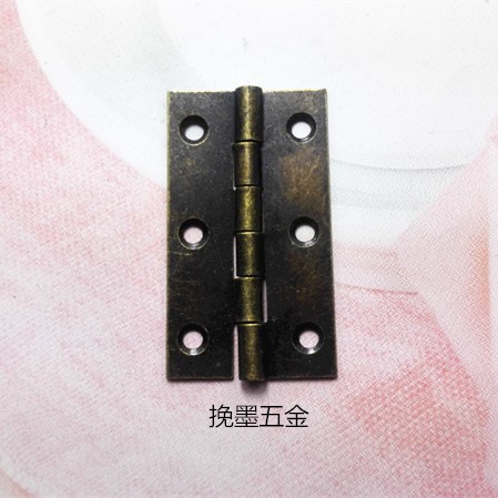 2寸50x28mm6孔放眼合頁仿古合頁木盒禮盒合頁平合頁包裝小配件