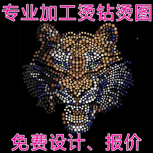 衣服上的小玻璃石 貼的小珠子 發(fā)亮的亮片 燙鉆排圖生產(chǎn)加工工廠