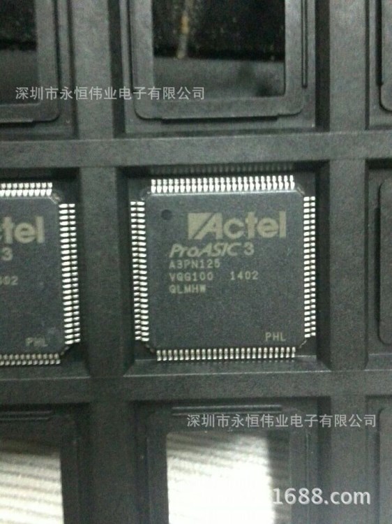 ACTEL代理 A3PN125-VQG100   原裝，假一罰十