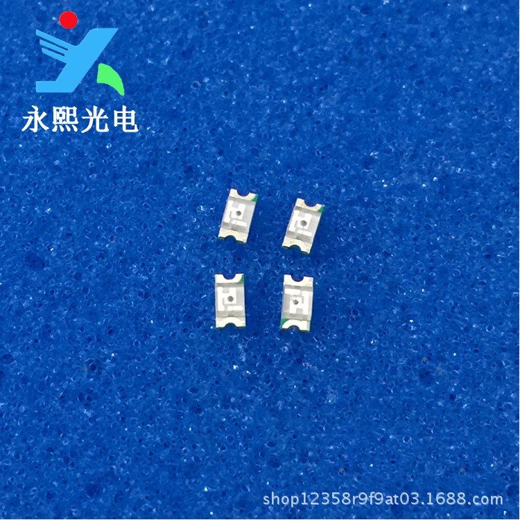 直售LED0603藍(lán)色貼片燈珠發(fā)光二極管 SMD1608藍(lán)燈高亮