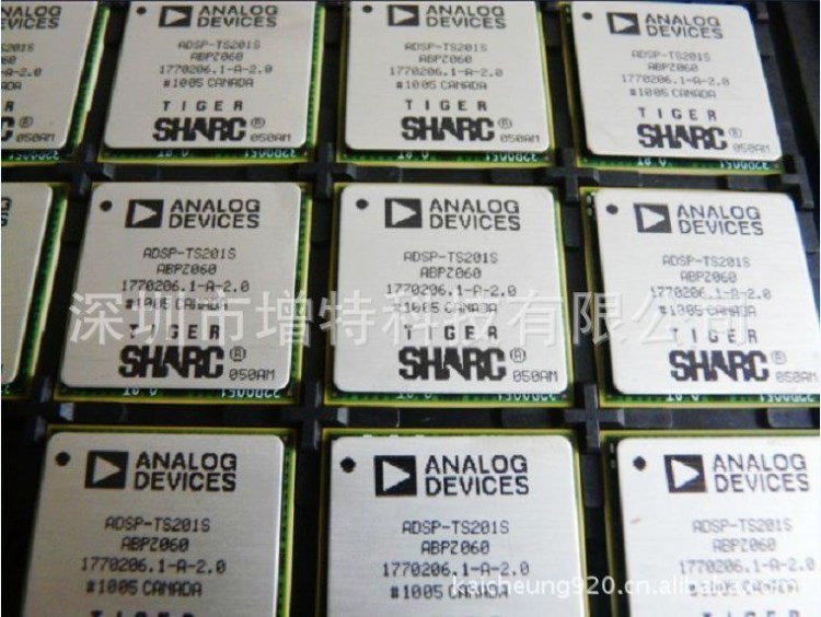 增特科技供應500/600Mhz TigerSHARC處理器ADSP-TS201SABPZ060