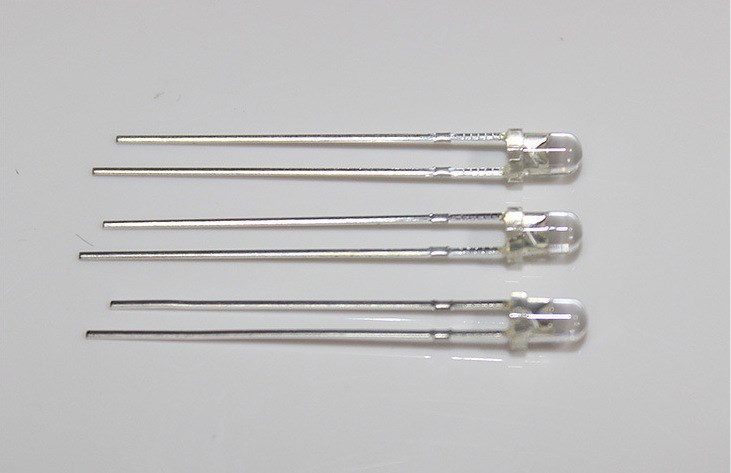 3mm 圓頭超黃長腳 f3白發鼠標黃光 直插led燈珠 F3LED燈珠 直插