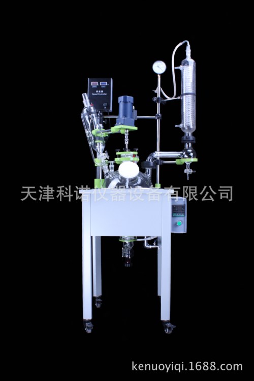 天津科諾制造 單層玻璃反應釜【1L--100L銷售】