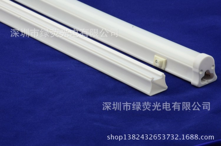 批發設備專用照明T5一體化全塑管0.6米LED日光燈管 12V 24V供電