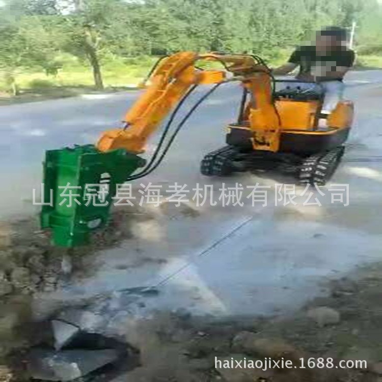 1吨超小型多功能全新迷你微型家用工程建筑360旋转小钩机挖掘机