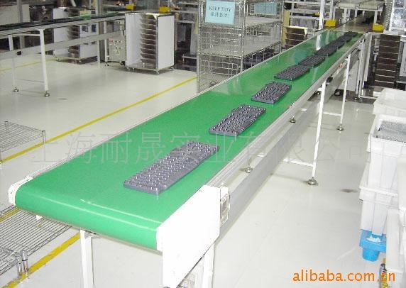 定制水平直行電子鍵盤防靜電皮帶輸送線 電子輸送機