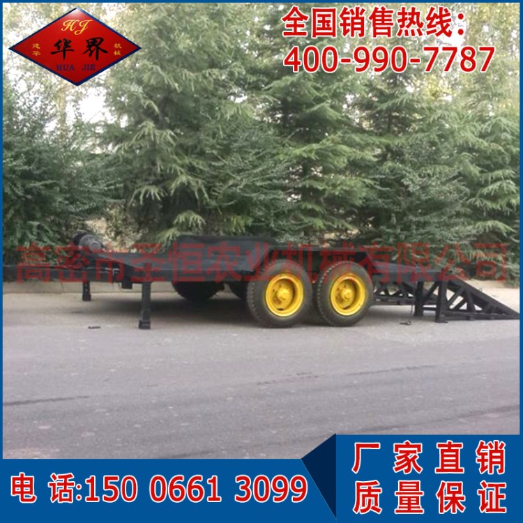 廠家定制商用平板四輪拖車 液壓運輸平板拖車 各種平板物流拖車