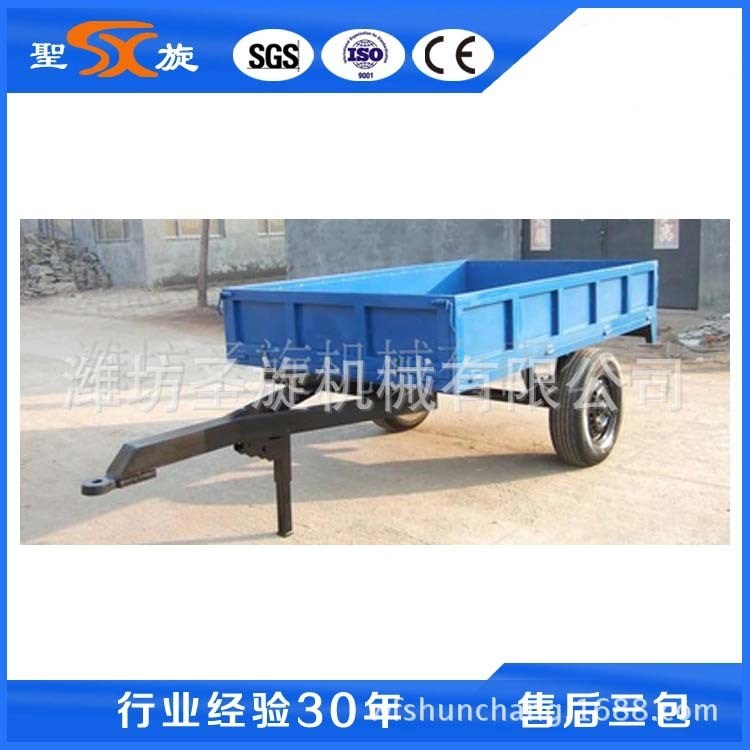 液壓自卸3噸單軸雙輪拖車  售后及時(shí) 自卸拖斗拖車
