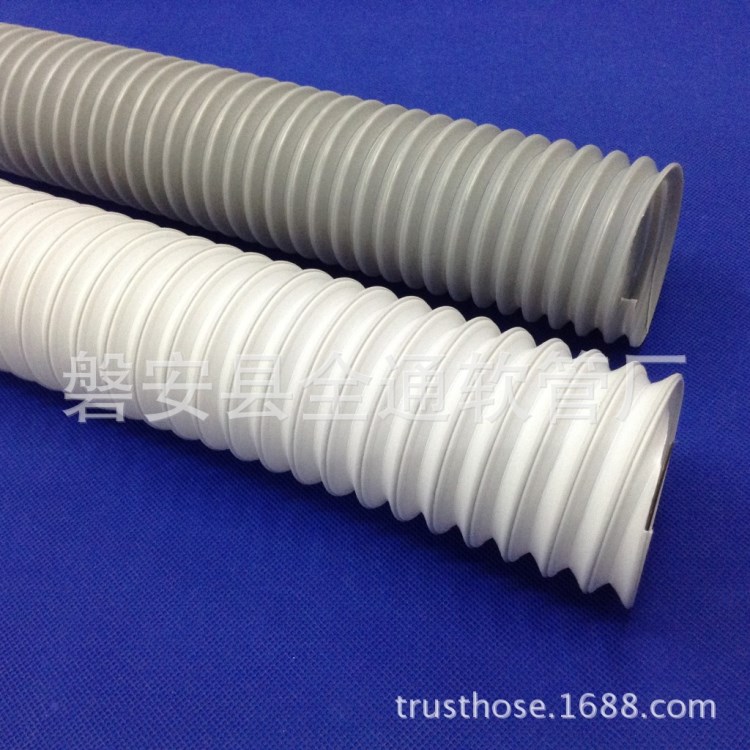 廠家供應(yīng)外徑60mm 暖風機配套用 可伸縮定向PP鋼絲波紋管