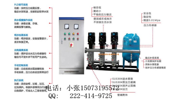 成套全自動(dòng)抽水系統(tǒng)設(shè)備 全自動(dòng)恒壓變頻供水設(shè)備 無塔變頻設(shè)備