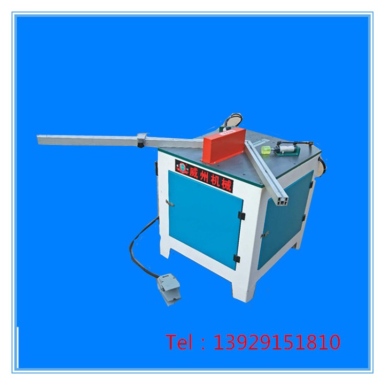 廠家熱賣木工機械MJ-1009氣動壓料鋁木單鋸切角機