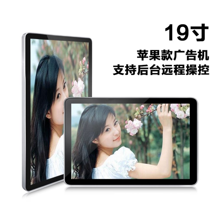 廠家供應批發19寸壁掛式液晶廣告機 高清單機/網絡廣告機