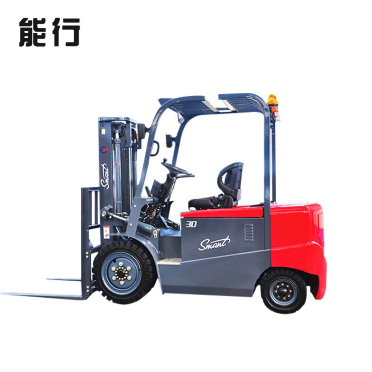 全新山中叉車CPD35電動(dòng)叉車 三節(jié)自由提升門架升高4.5米帶側(cè)移器