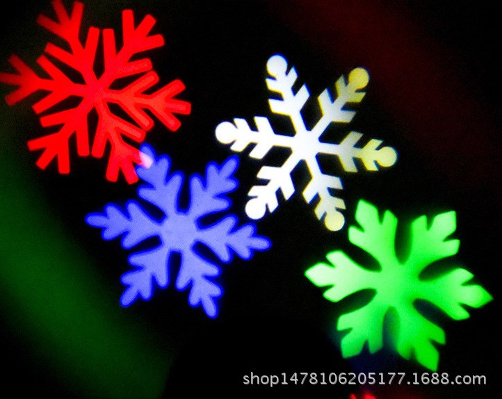 戶外雪花燈園林景觀燈圣誕燈草坪燈投影燈水紋燈
