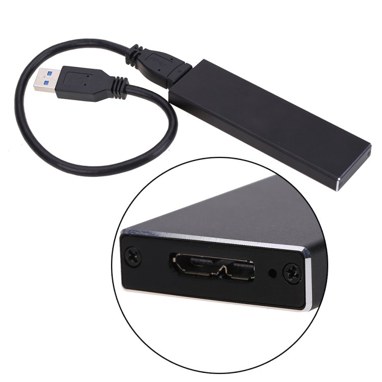 M.2 NGFF轉(zhuǎn)USB3.0移動硬盤盒NGFF TO USB 固態(tài)硬盤盒跨境電商熱賣