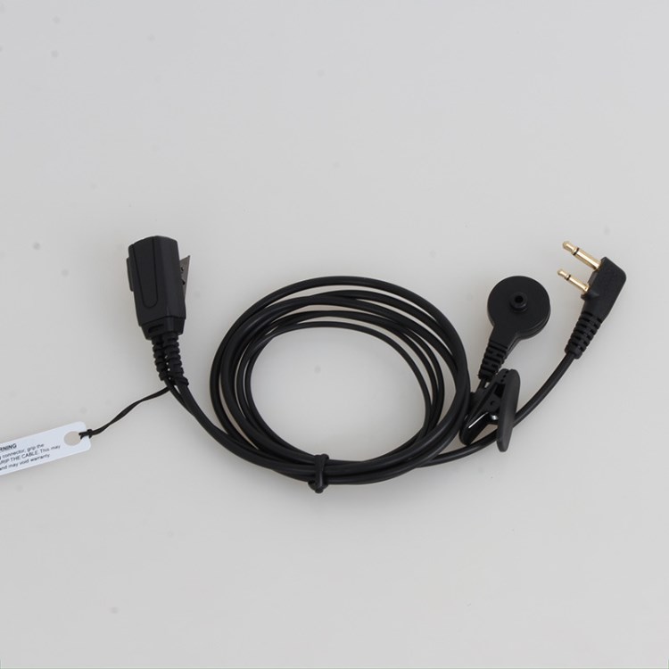 供應對講機耳機耳麥適用ICOM/MAXON防輻射透明入耳式空氣導管