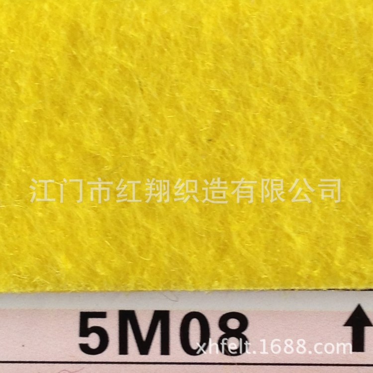 現(xiàn)貨厚型DIy手工原材料5MM彩色毛氈布不織布Felt 15.0元/碼