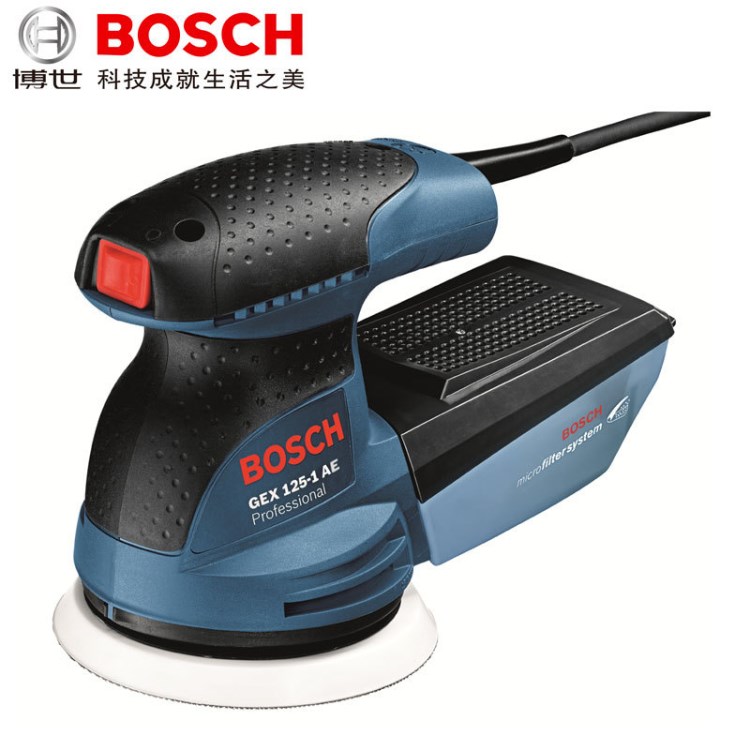 博世(BOSCH)偏心砂磨機(jī)GEX125-1AE砂紙機(jī) 砂光打磨機(jī) 電動(dòng)工具