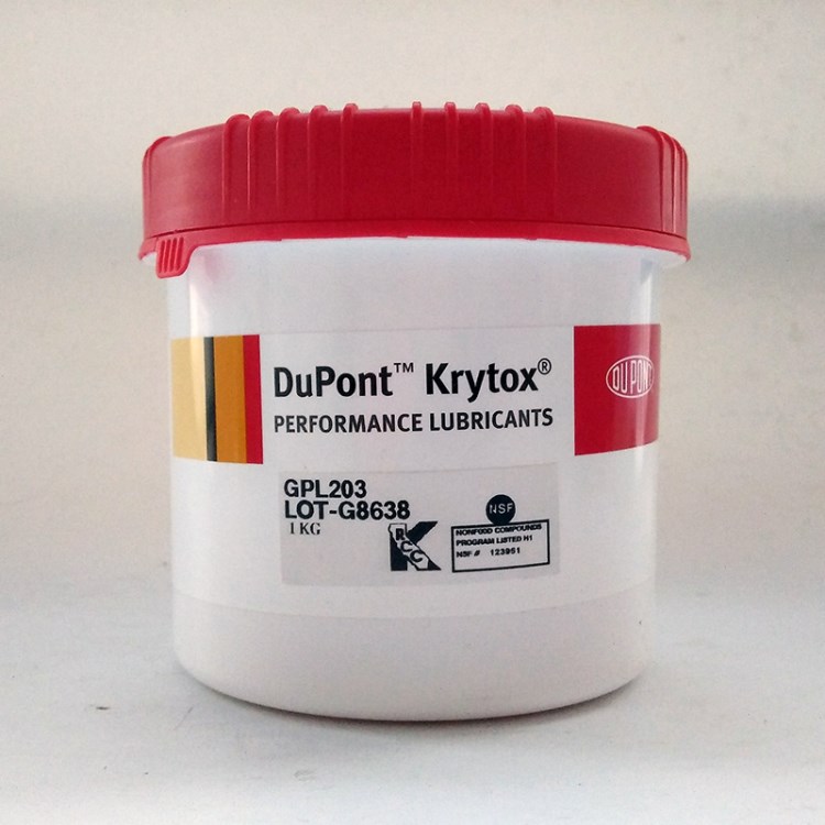 美國(guó)DuPont Krytox 杜邦GPL203潤(rùn)滑脂硅脂全氟高溫軸承鏈條潤(rùn)滑油