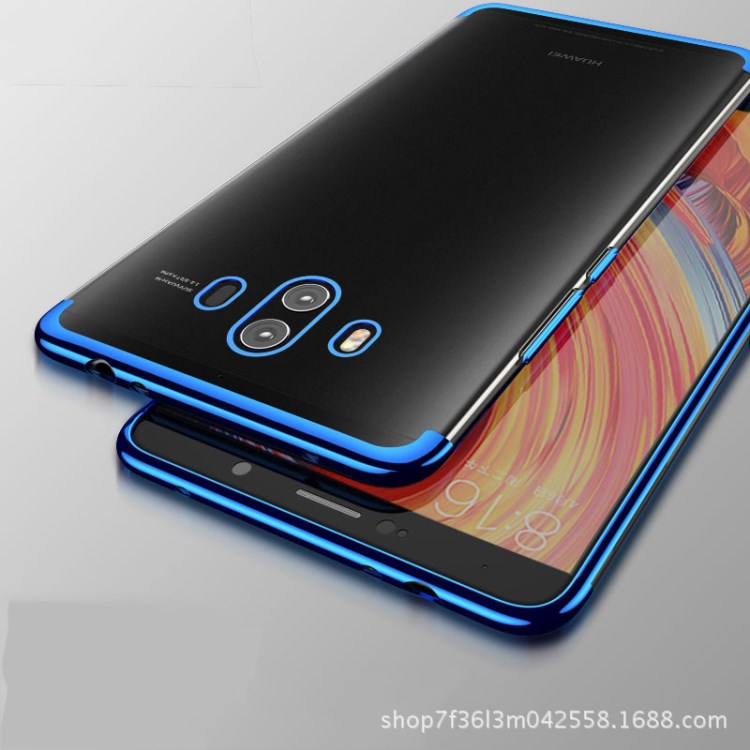 新款mate10三段電鍍tpu全包防摔透明軟殼新潮手機(jī)保護(hù)套廠家直銷(xiāo)