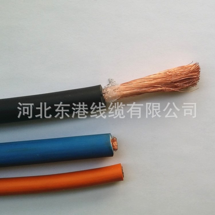 廠家供應(yīng)柔軟橡膠護(hù)套焊把線 火牛線 電焊機(jī)電纜批發(fā)35平方