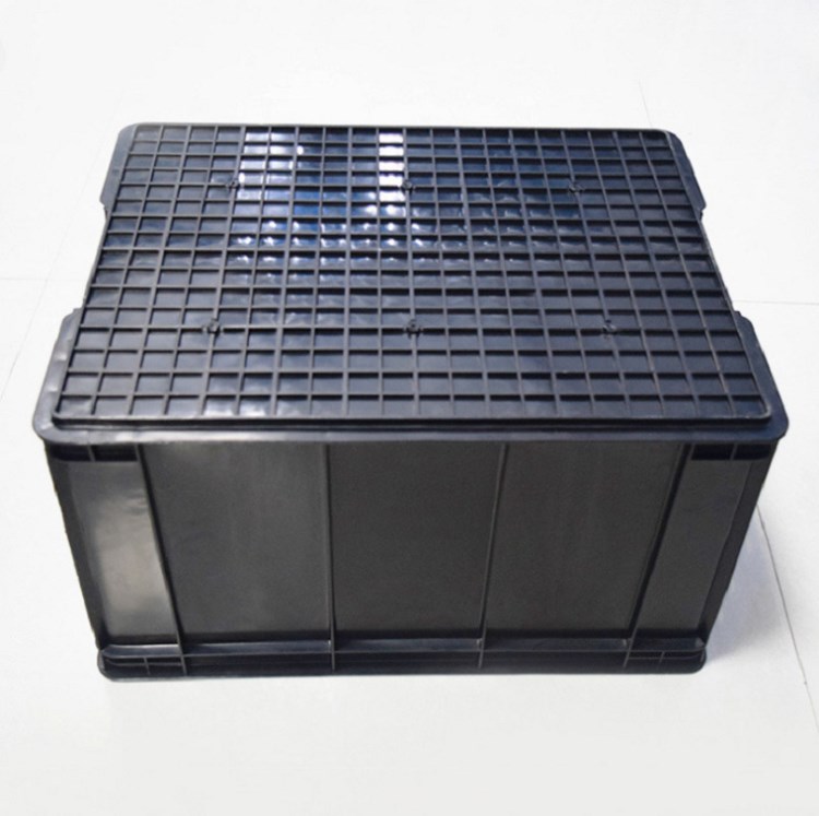 厂家生产560-400合肥防静电塑料周转箱防静电eu物流箱塑料托盘