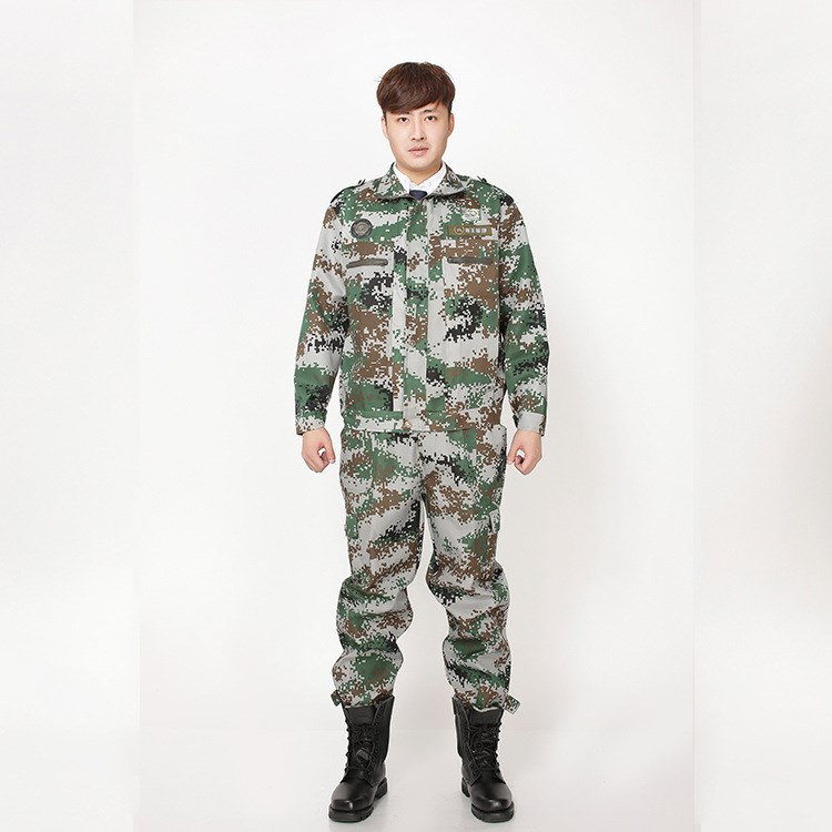 迷彩服套裝男學(xué)生軍訓(xùn)服休閑特種兵戶外春秋勞保工作服工裝印字