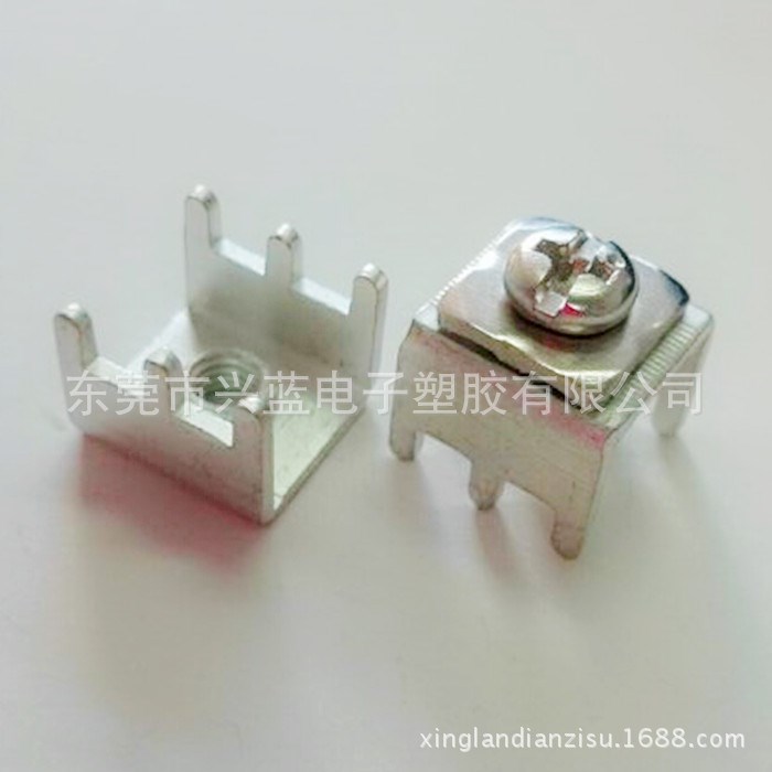 PCB-10 PCB板焊接端子 六腳接線柱 M5大電流端子紫銅端子